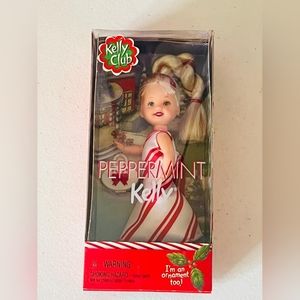 Vintage kelly doll peppermint kelly doll barbie doll Ornament Mattel